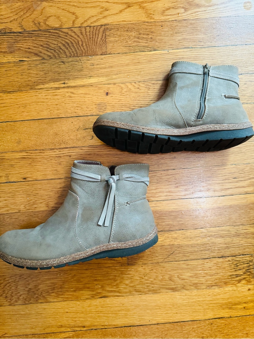 B.O.C. Addi ankle boots with wraparound tie